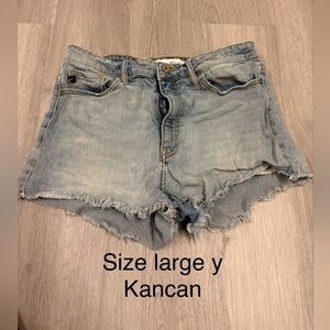 KanCan Kids Light Blue Denim Shorts